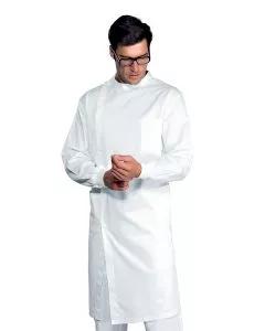 Camice dentista unisex polsi in maglia