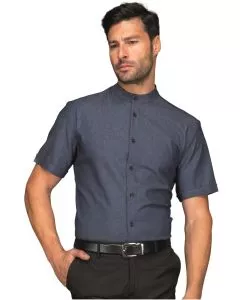 Camicia Detroit mezza manica stretch