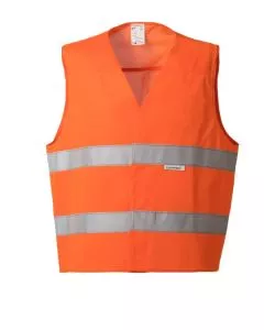 Gilet alta visibilità poliestere/cotone