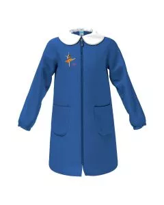 Casacca bambina elementari con cerniera