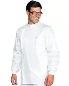 Casacca dentista unisex polsini in maglia