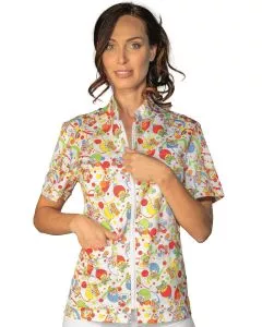 Casacca unisex Samarcanda Smile antimacchia mezza manica