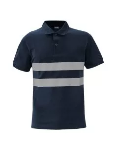 Polo Borris con strisce rifrangenti