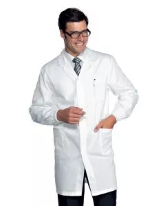 Camice medico uomo bottoni a pressione