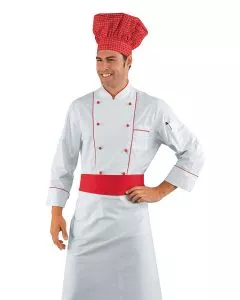 Giacca cuoco con profili