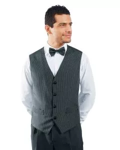 Gilet unisex bottoni gemello no stiro