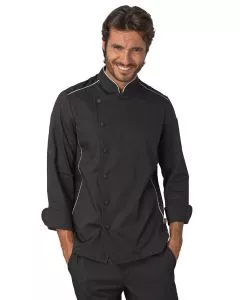 Giacca cuoco uomo Alex nero L