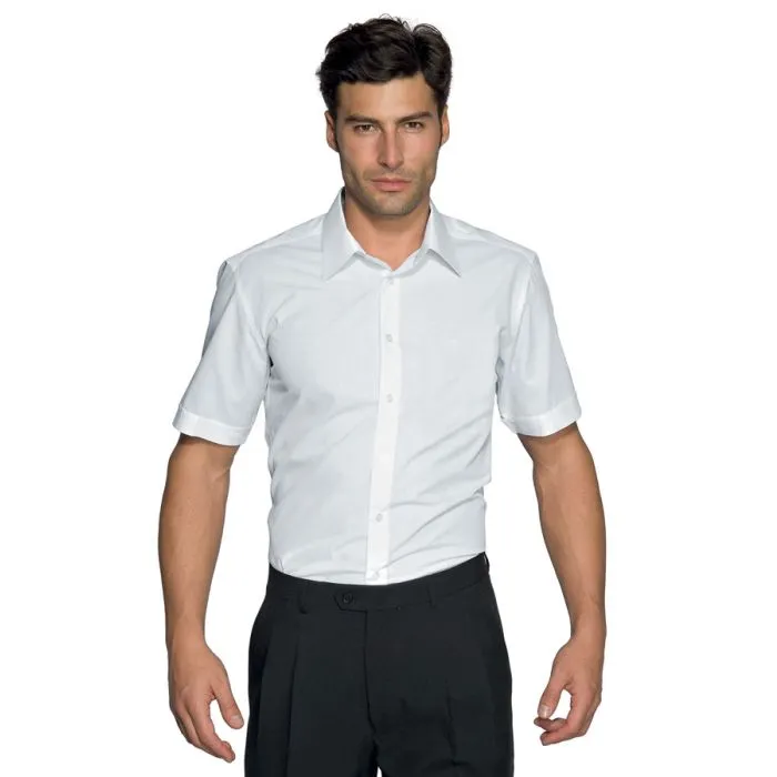 Camicia Cartagena mezza manica slim stretch