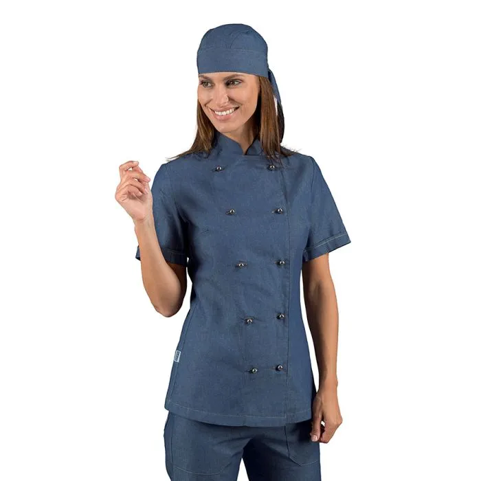 Giacca Lady Chef m/m 100% cotone