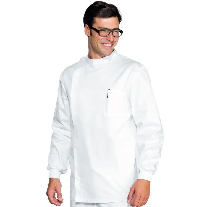 Casacca dentista unisex polsini in maglia
