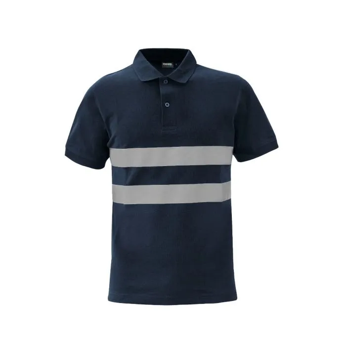 Polo Borris con strisce rifrangenti