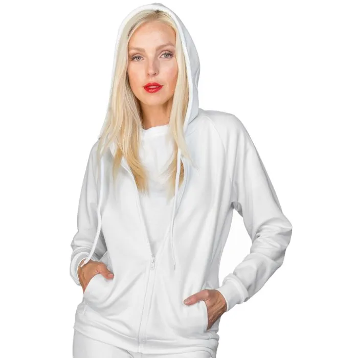 Felpa unisex zip e cappuccio Isacco