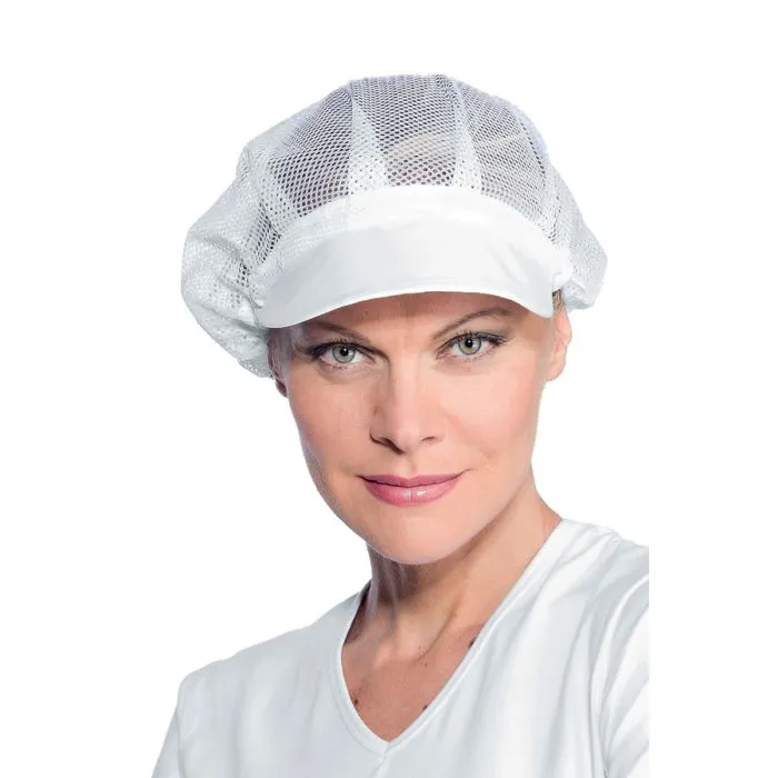 Cuffia donna rete con visiera