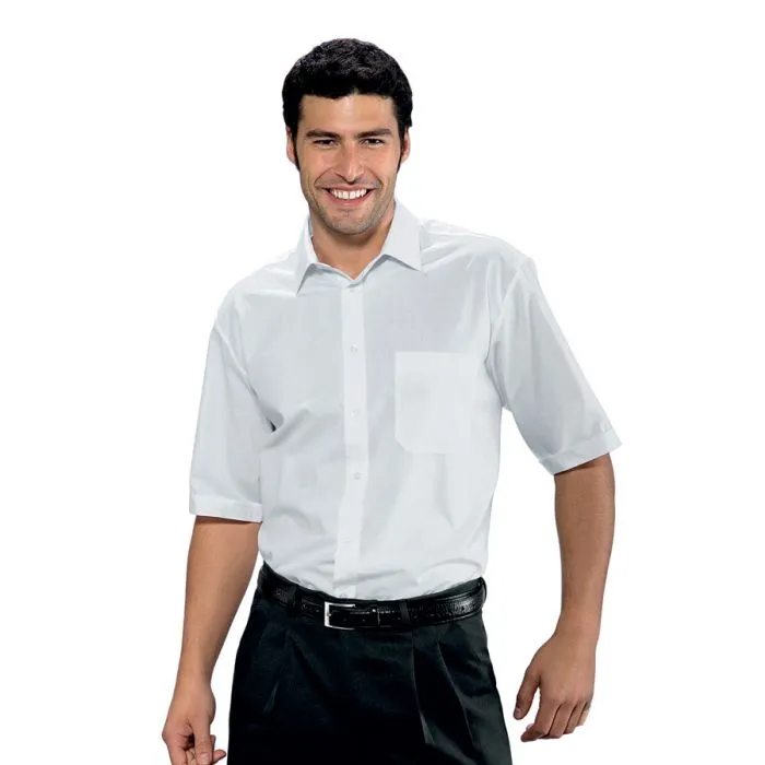 Camicia uomo mezza manica stiro facile