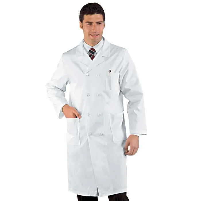 Camice medico uomo doppio petto