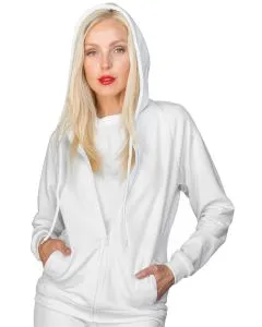 Felpa unisex zip e cappuccio Isacco