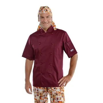 Giacca cuoco Classica mezza manica con bottoni antipanico