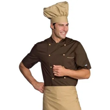 Giacca cuoco extra light bicolore mezza manica