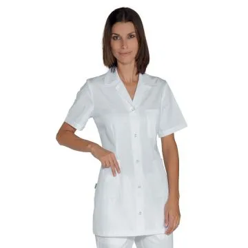 Casacca donna Marbella con bottoni a pressione mezza manica