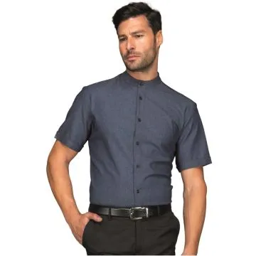 Camicia Detroit mezza manica stretch