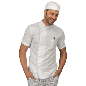 Casacca uomo Franklin mezza manica tessuto antimacchia