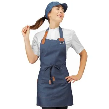 Grembiule Kansas Short con inserti in vera pelle