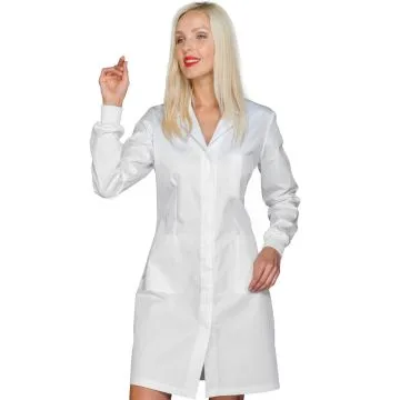 Camice donna Singapore in lyocell con polsi in maglia