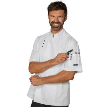 Giacca cuoco Madrid mezza manica