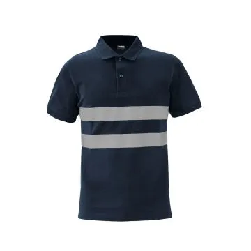 Polo Borris con strisce rifrangenti