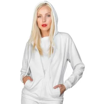 Felpa unisex zip e cappuccio Isacco