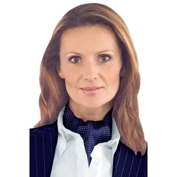 Ascot punto a spillo in seta