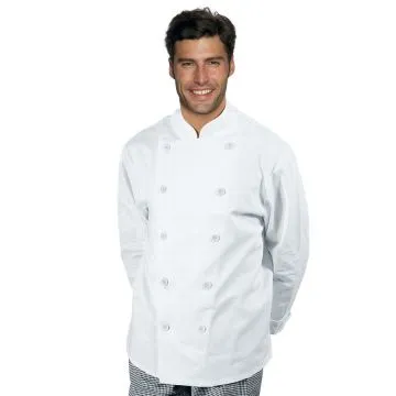 Giacca cuoco bottoni fissi