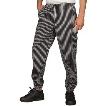 Pantawork con tasconi laterali ed elastico alla caviglia