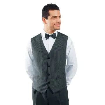 Gilet unisex bottoni gemello no stiro