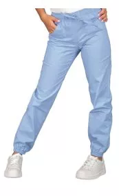 Pantalone unisex 100% cotone c/elastico c/caviglia